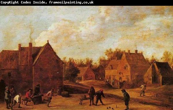 David Teniers the Younger Village scene